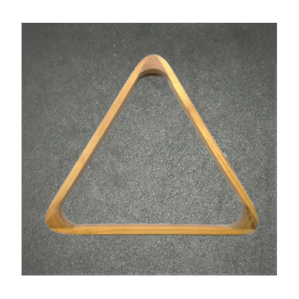 For Ball - 2-1/16" Deluxe Wooden Snooker Triangle